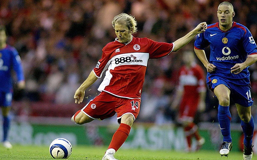 7. Middlesbrough 4-1 Man Utd (29/10/2005): Đây là trận đấu bản lề dẫn tới sự ra đi của đội trưởng Roy Keane, khi tiền vệ này không được ra sân trong trận đấu đó và Man Utd thảm bại.