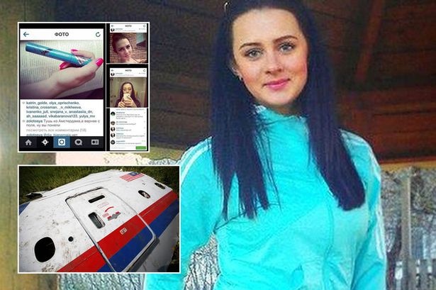 Co gai khoe do lay duoc cua nan nhan MH17 hinh anh