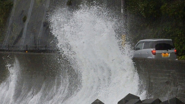 Khu vực Kushimoto trước ảnh hưởng của bão Hạ Long vào hôm 9/8. Ảnh: AP