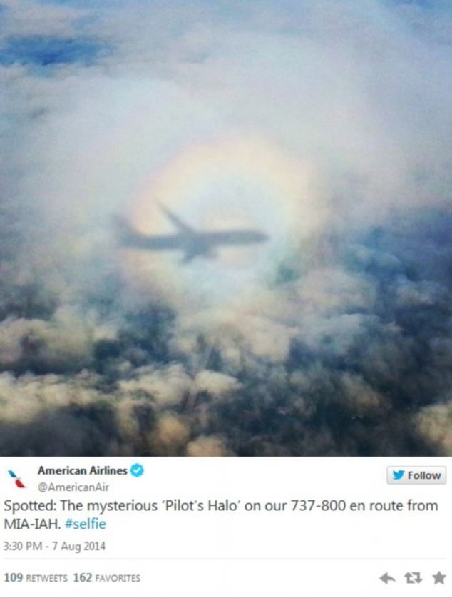 Vang hao quang bi an bao boc bong may bay o My hinh anh