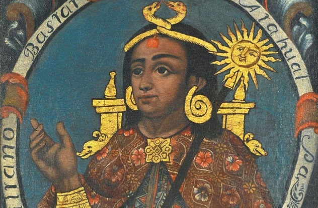 Hoàng đế Atahualpa trả số tiền chuộc khủng nhưng vẫn bị sát hại. Ảnh: Listverse