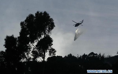 Roi may bay cho 10 nguoi o mien Nam Colombia hinh anh