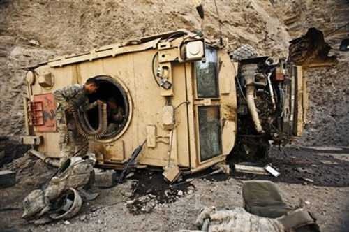 Một binh sĩ Mỹ đang 