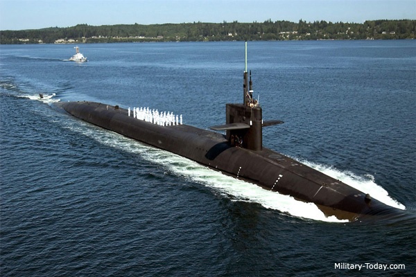Ohio là lớp SSBN đông nhất thế giới với 14 chiếc đang hoạt động