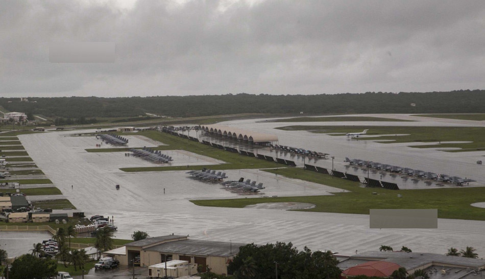 Một phần căn cứ không quân Andersen, đảo Guam