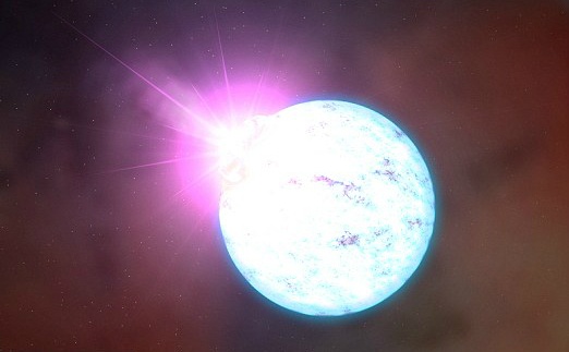 Lan dau tien phat hien ngoi sao chui vao ngoi sao hinh anh