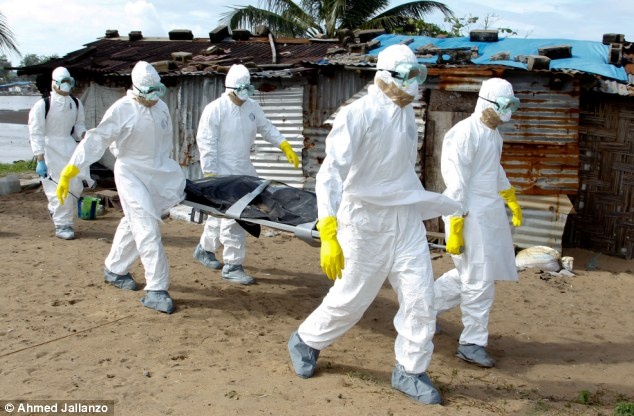 Lo hoa thieu benh nhan Ebola o Liberia hinh anh