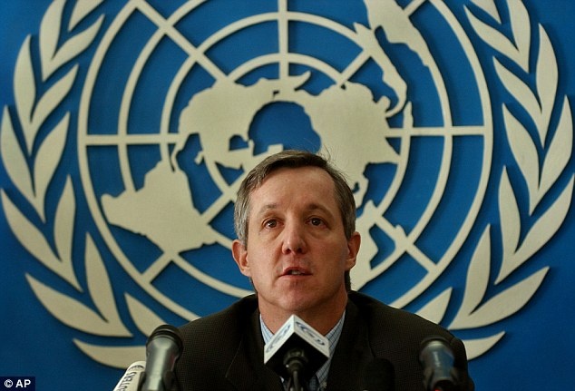 Ông Anthony Banbury, quan chức đặc trách hoạt động ngăn chặn dịch Ebola của Liên Hiệp Quốc. Ảnh: AP