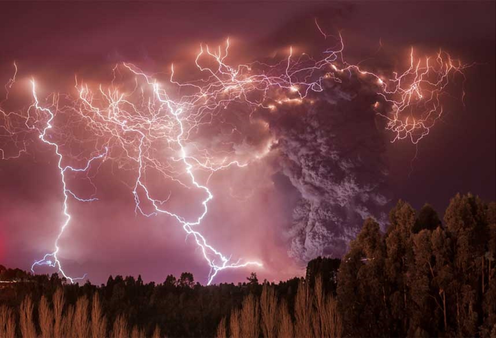 Ngay sau khi núi lửa Puyehue-Cordón Caulle bắt đầu phun trào, Francisco Negroni đã lên đường Vườn Quốc gia Puyehue ở miền nam Chile nhằm ghi lại khoảnh khắc trình diễn ánh sáng ngoạn mục. Nhưng, những gì ông chứng kiến chẳng khác gì cảnh tượng ngày tận thế. Từ vị trí của mình, Caulle quan sát cảnh những tia chớp rạch ngang bầu trời, ánh sáng từ dòng dung nham nóng chảy và ống khói cuồn cuộn bốc lên. Sét núi lửa là một hiện tượng hiếm ngắn ngủi, hiếm gặp, gây ra bởi tình điện từ sự va chạm giữa các mảnh đá vỡ, tro bụi và hơi nước bốc lên từ miệng núi lửa. Bức ảnh “Ngày tận thế” giành giải bức ảnh đẹp nhất về môi trường.