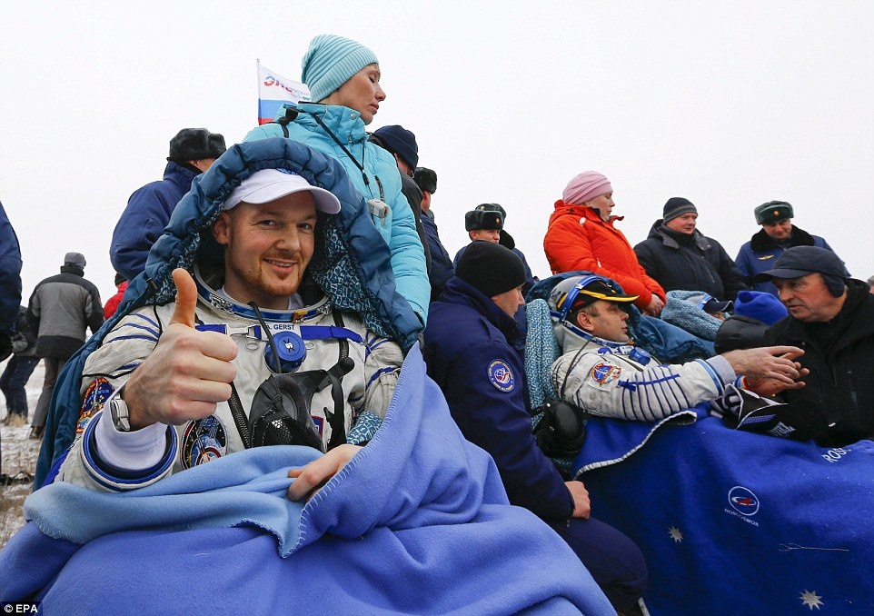 Cả 3 phi hành gia đều cùng lên trạm bằng tàu Soyuz vào ngày 28/5. Ảnh: EPA