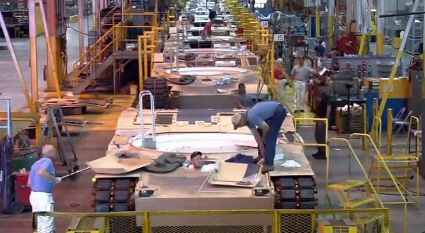 Quy trinh san xuat xe tang M1 Abrams hinh anh