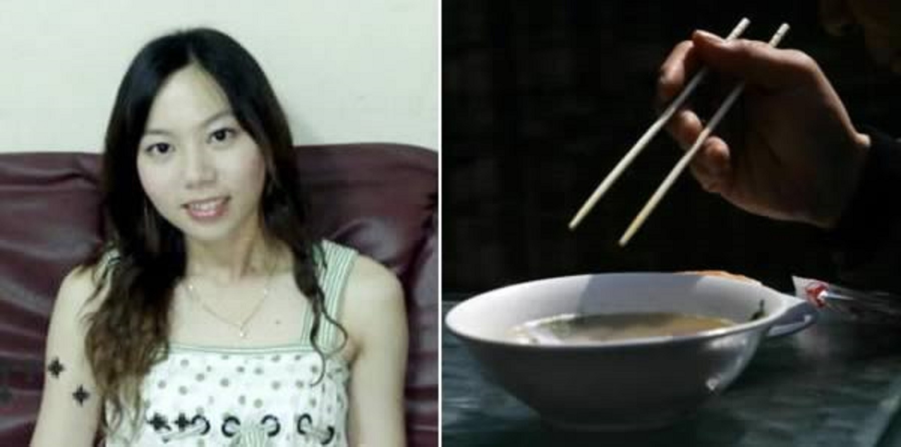 chết sau khi cãi nhau với bạn trai vì một đôi đũa. Ảnh: Asiaone