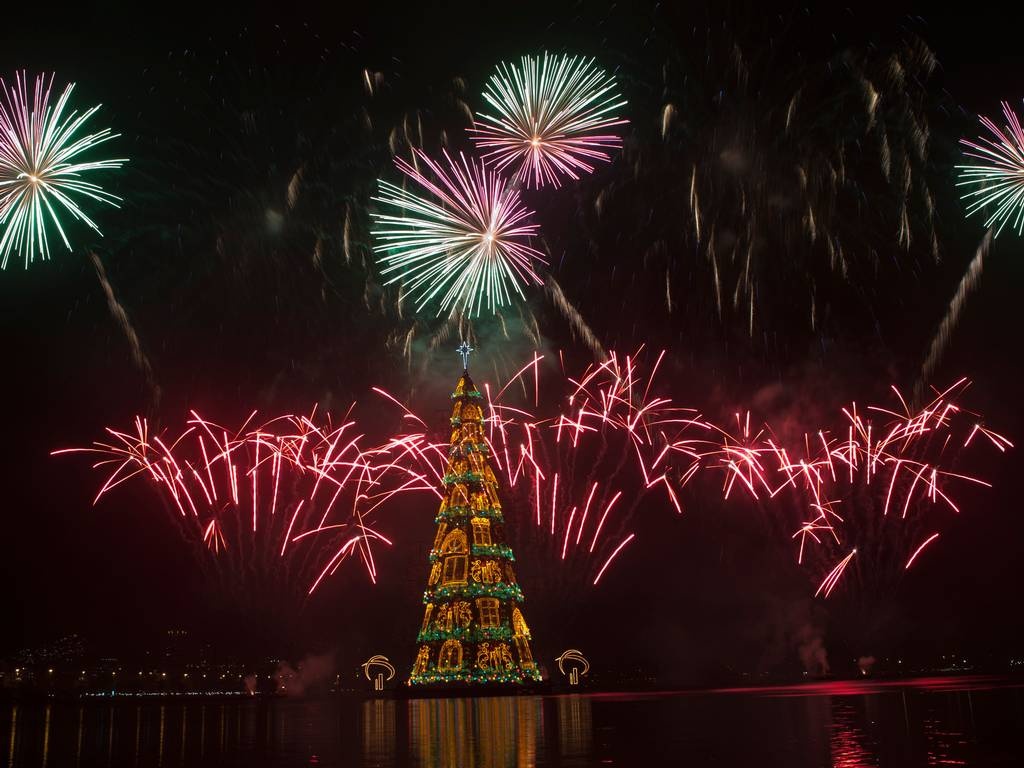 Chiem nguong cay thong Giang sinh lap ky luc the gioi hinh anh