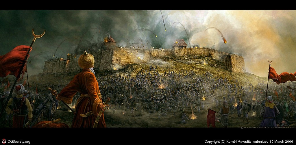 Quan Ottoman tan cong thanh Eger vao nam 1552 hinh anh