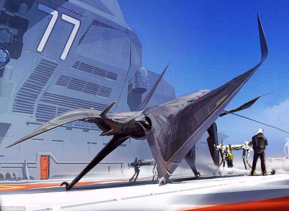 Một siêu chiến đấu cơ hoạt động trên tàu sân bay lấy cảm hứng từ loài khủng long bay đã tuyệt chủng.