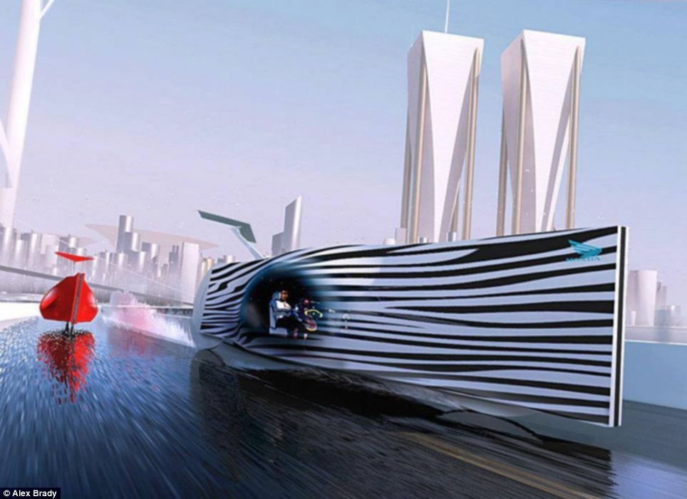 Siêu du thuyền tương lai lấy cảm hứng từ những chú ngựa vằn trên thảo nguyên.