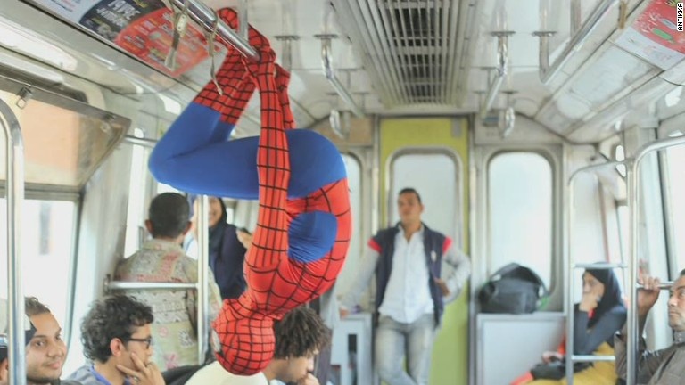 'Nguoi nhen' xuat hien gay sot tai Ai Cap hinh anh