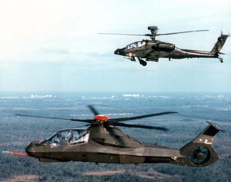 Quân đội Mỹ dự định sẽ kết hợp RAH-66 và AH-64D tạo nên 