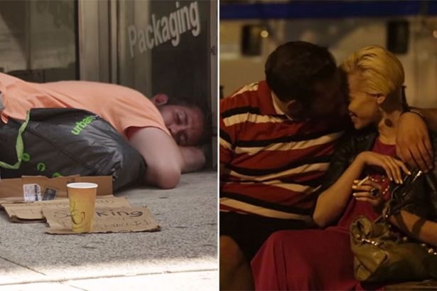 Đôi khi bạn thấy Joe ngủ trên vỉa hè, nhưng vào ban đêm bạn lại chứng kiến cảnh anh ôm ấp một cô gái lạ ở nơi công cộng.