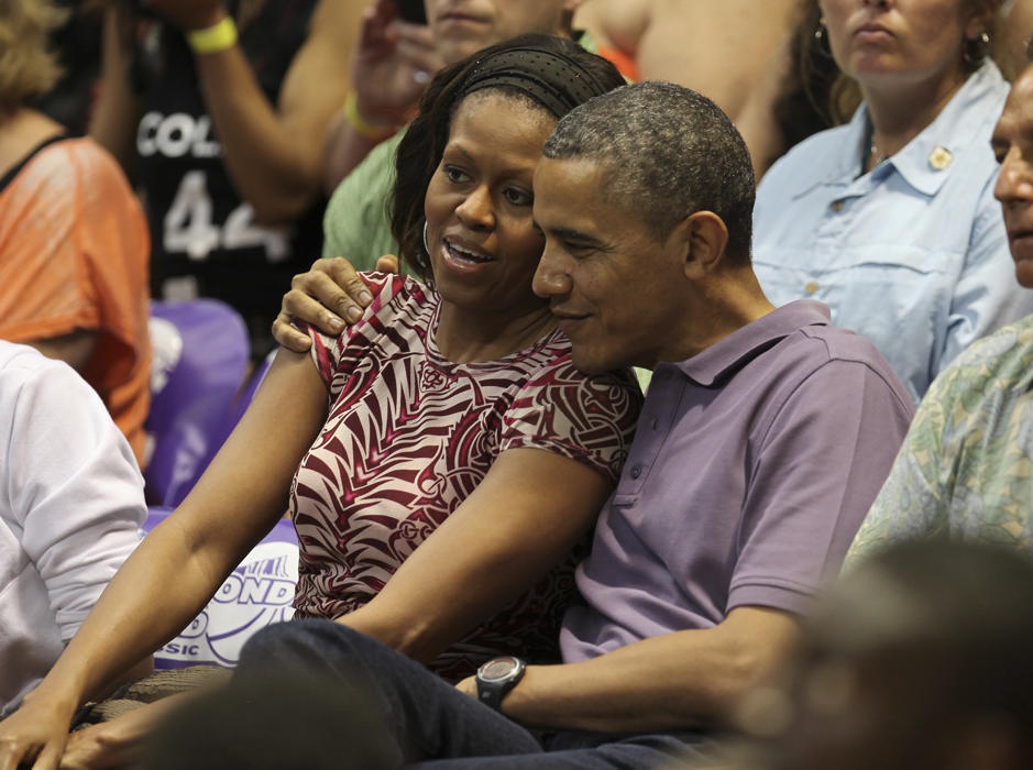 Nhung khoanh khac ben gia dinh cua Tong thong My hinh anh