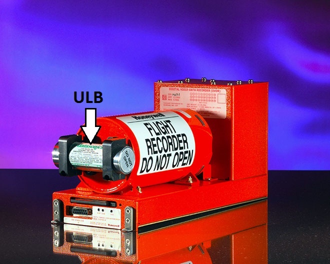 Chiếc ULB sẽ giúp người ta xác định vị trí hộp đen