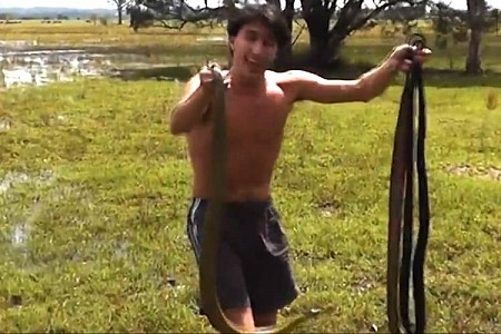 Anh chang bat ran doc de san tho hinh anh