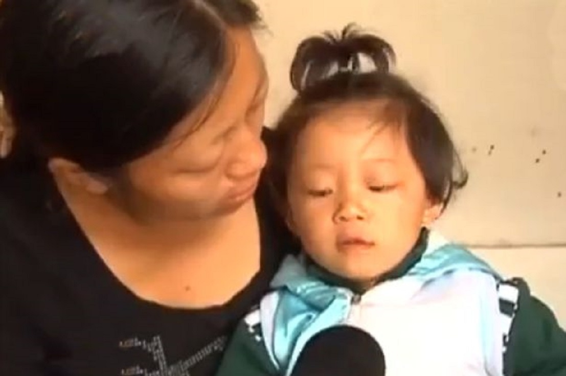 Hiện tại, sức khỏe con gái Meng Xiangyan rất yếu sau nhiều lần điều trị bằng hóa chất. Ảnh: