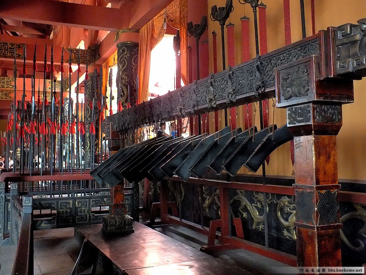 Một góc bên trong Cung Tần Vương. Ảnh: Ifeng