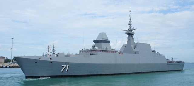 Cảm biến chính trên khinh hạm