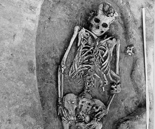 Hai cot nguoi me sinh con dang do suot 7.700 nam hinh anh