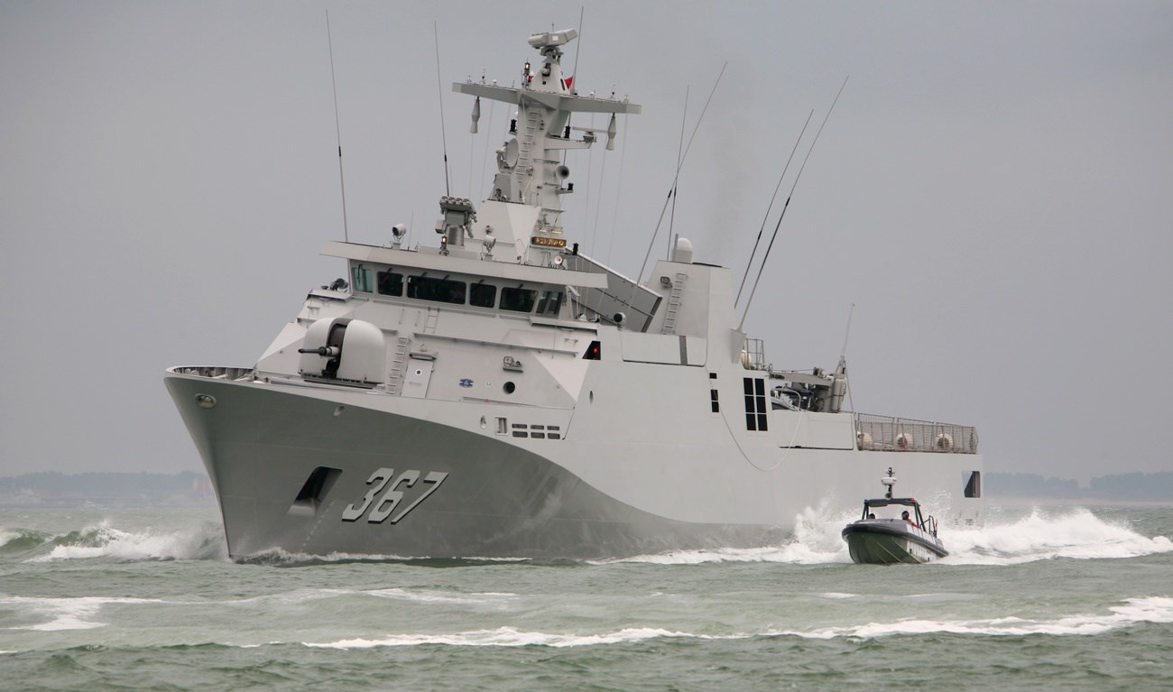 Indonesia là một trong những khách hàng đầu tiên của tàu hộ tống đa năng lớp Sigma. Theo Nava-technolohy, hải quân nước này đã đặt hàng 4 tàu Sigma và đưa vào sử dụng từ năm 2007. Ảnh: Damen