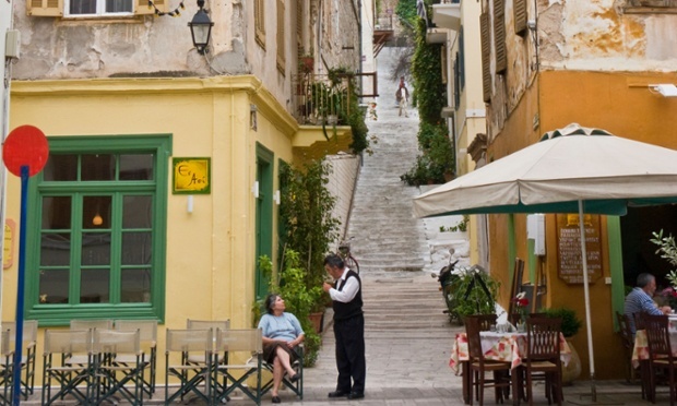 Một góc phố ở trung tâm thành phố Na