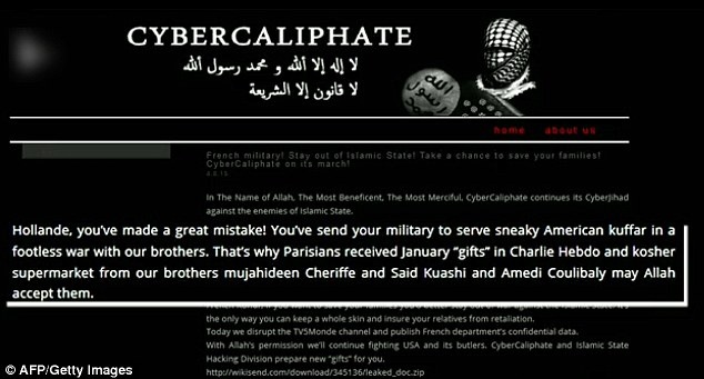 Tin tac IS tan cong kenh truyen hinh cua Phap hinh anh