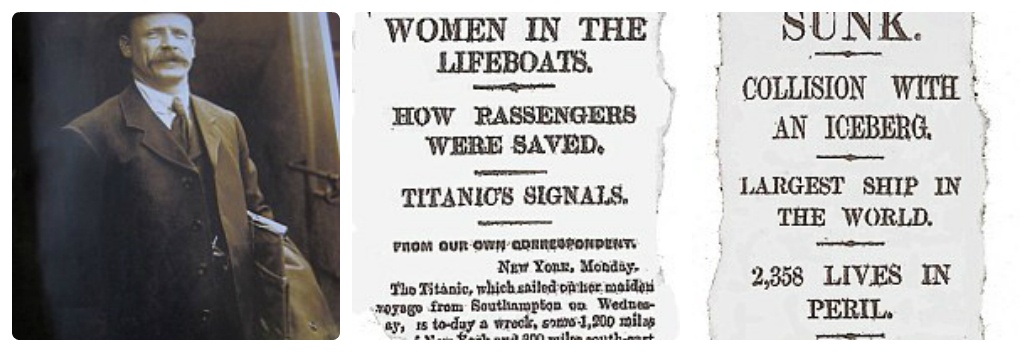 Thủy thủ Able Seaman Jones và thông tin về vụ đắm tàu trên báo chí. Ảnh: 