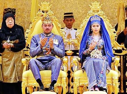 Nhung le cuoi xa hoa cua hoang gia Brunei hinh anh