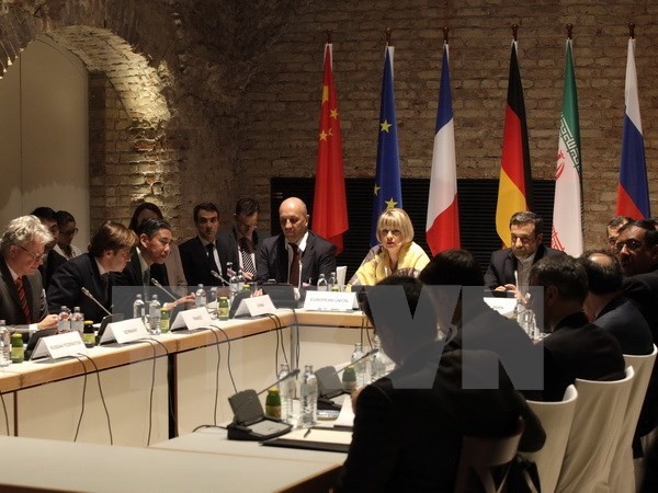 Đàm phán giữa Iran và Nhóm P5 +1 tại thủ đô Vienna (Áo). Ảnh: AFP/TTXVN