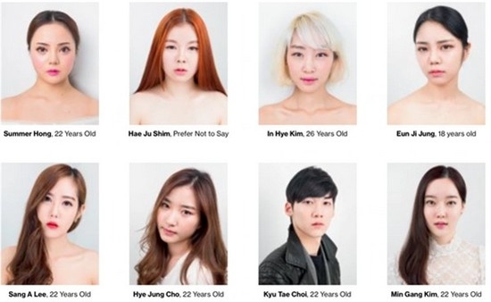 Nhiều khuôn mặt giống nhau vì cùng được phẫu thuật tại một bệnh viện. Ảnh: Washington Post