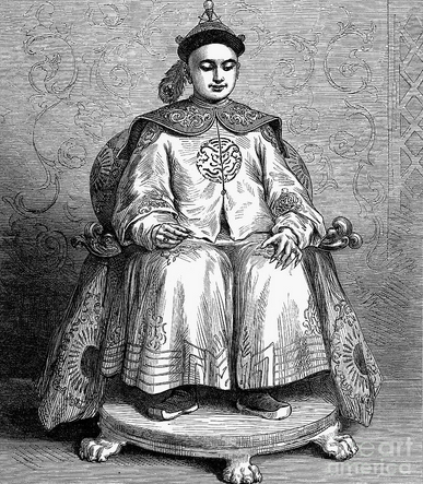 Một bức chân dung vua Đồng Trị.