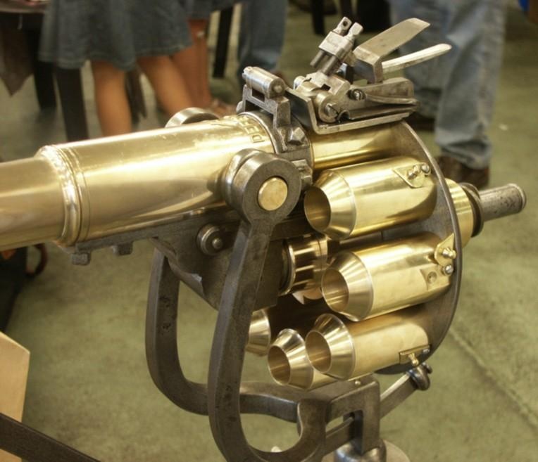 Một khẩu Puckle trong bảo tàng. Ảnh: 