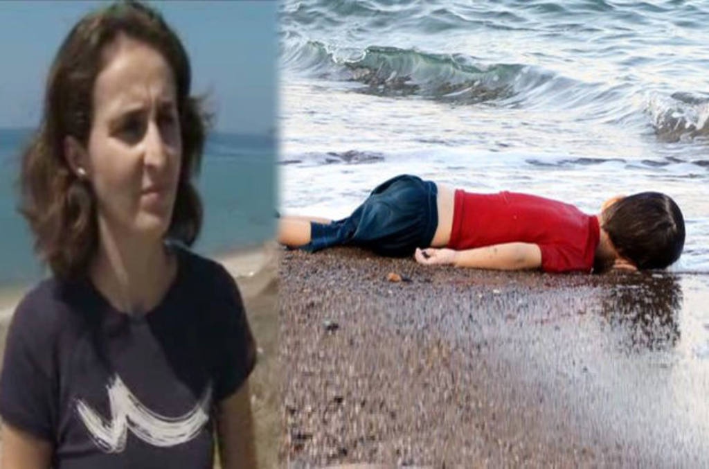 Noi long cua nu phong vien chup buc anh be trai ti nan Syria hinh anh