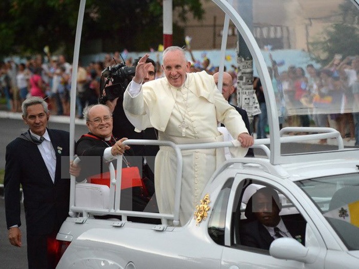 Giao hoang Francis keu goi My, Cuba kien tri hoa giai hinh anh