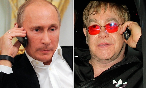 Tong thong Putin goi dien, hen gap Elton John hinh anh