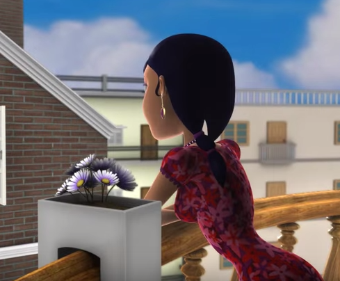 Co gai xinh dep nha ben hinh anh