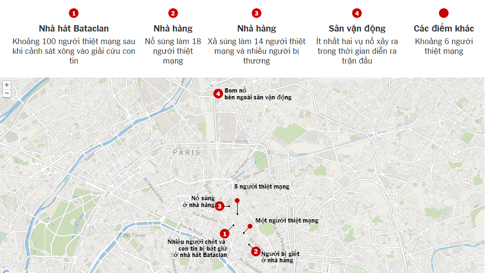 Chuyen gi xay ra o tung dia diem tai Paris? hinh anh