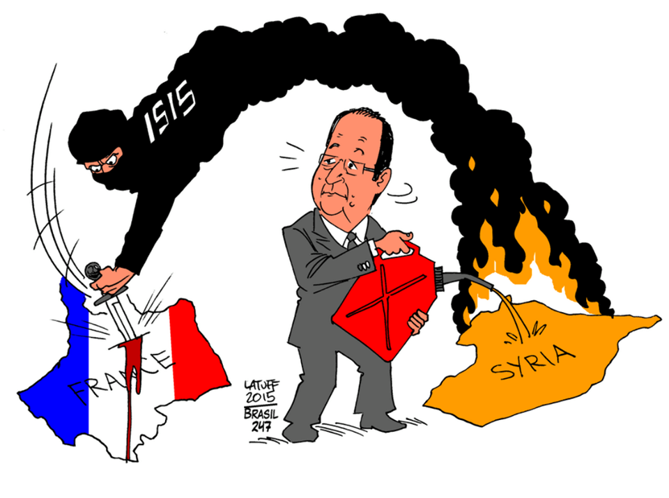 Hoa si the gioi ve tranh ve khung bo Paris hinh anh