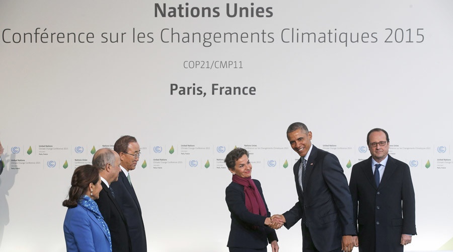 Lãnh đạo các nước tham dự Hội nghị COP21 tại Paris, Pháp. Ảnh: Reuters
