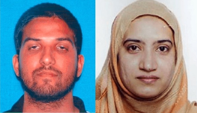 Syed Farook và vợ Tashfeen Malik, hai kẻ thực hiện vụ xả súng ở California, Mỹ, hôm 2/12. Ảnh: ABC