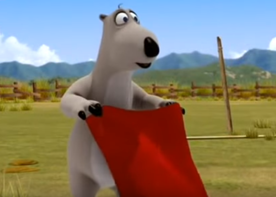 Cuoc cham tran giua gau va bo tot hinh anh