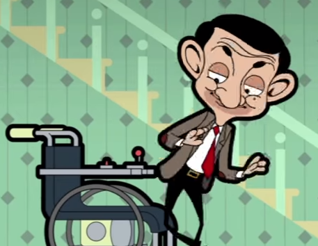 Mr Bean, xe lan va meo hinh anh