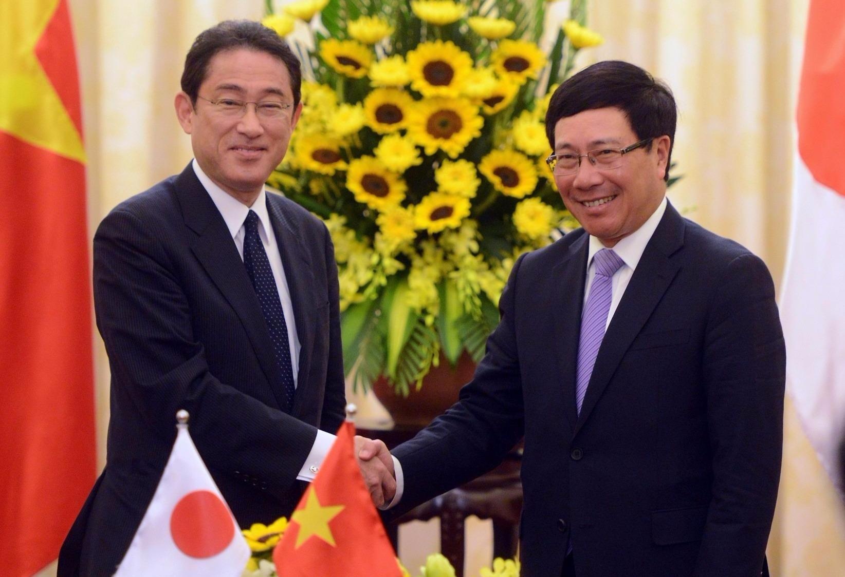 Nhat Ban cam ket day manh quan he doi tac chien luoc voi VN hinh anh